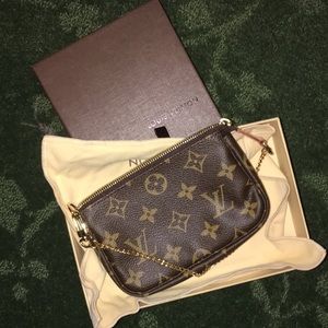 LOUIS VUITTON Monogram Mini Pochette Accessoires